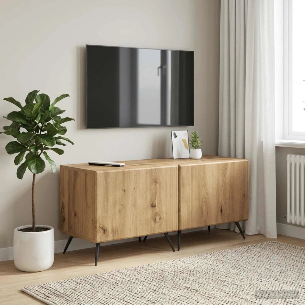 Mobile TV Rovere Artigianale Legno ingegnerizzato 897564