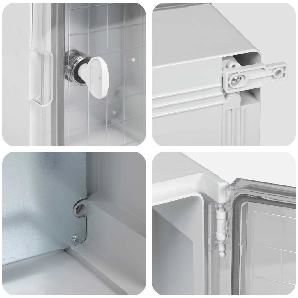 Armadio di Controllo Grigio 25 x 13 x 24 cm Plastica ABS 4106505