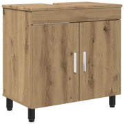 Mobiletto da Bagno | Armadio da bagno Rovere Artigianale 60 x 35 x 60 cm