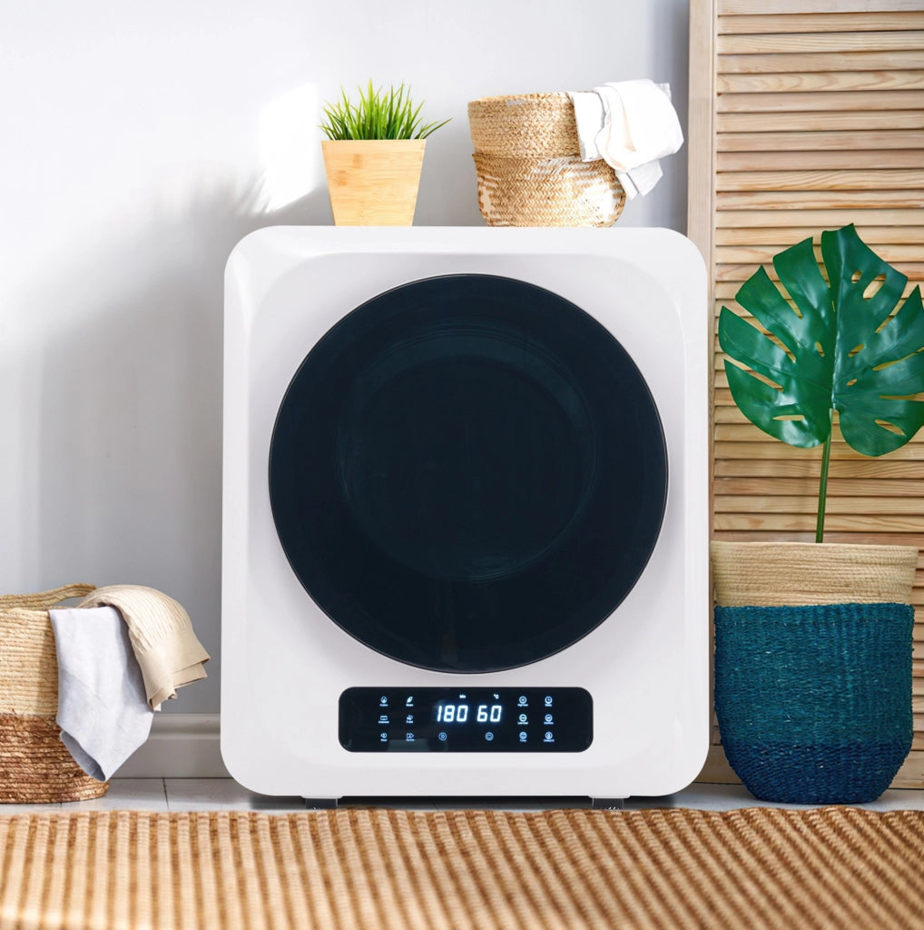 Asciugatrice a parete 3 kg; capacità effettiva 4 kg; 850 W; 6 programmi; LED; bianco