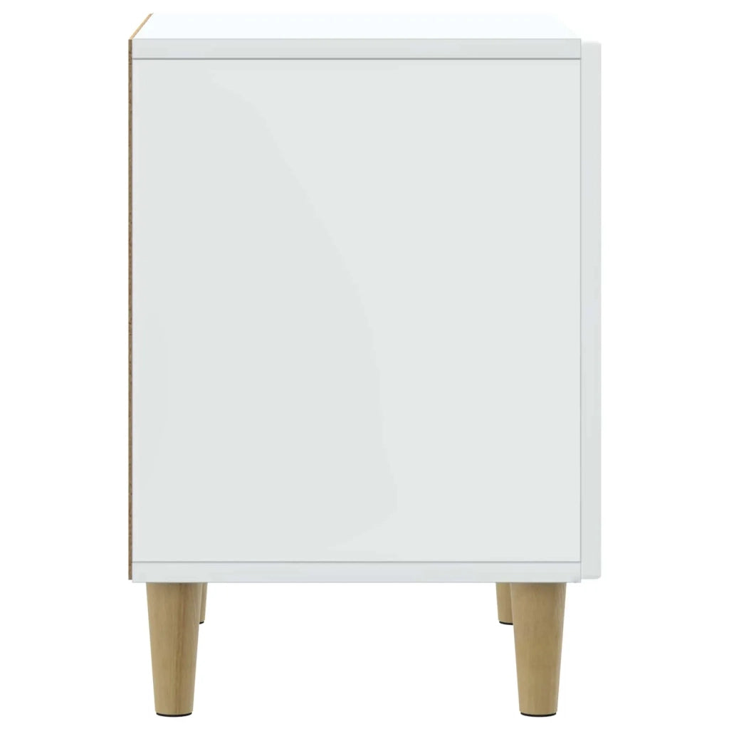Armadio da Notte 2 pz Bianco 43 x 34,5 x 50 cm 894566