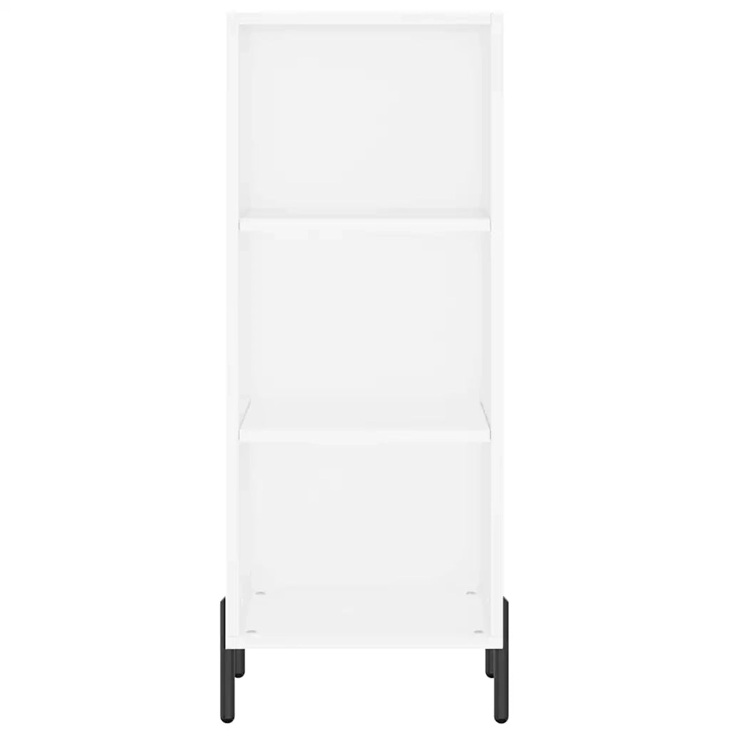Credenza Bianca 34,5x34x180 cm in Legno Multistrato
