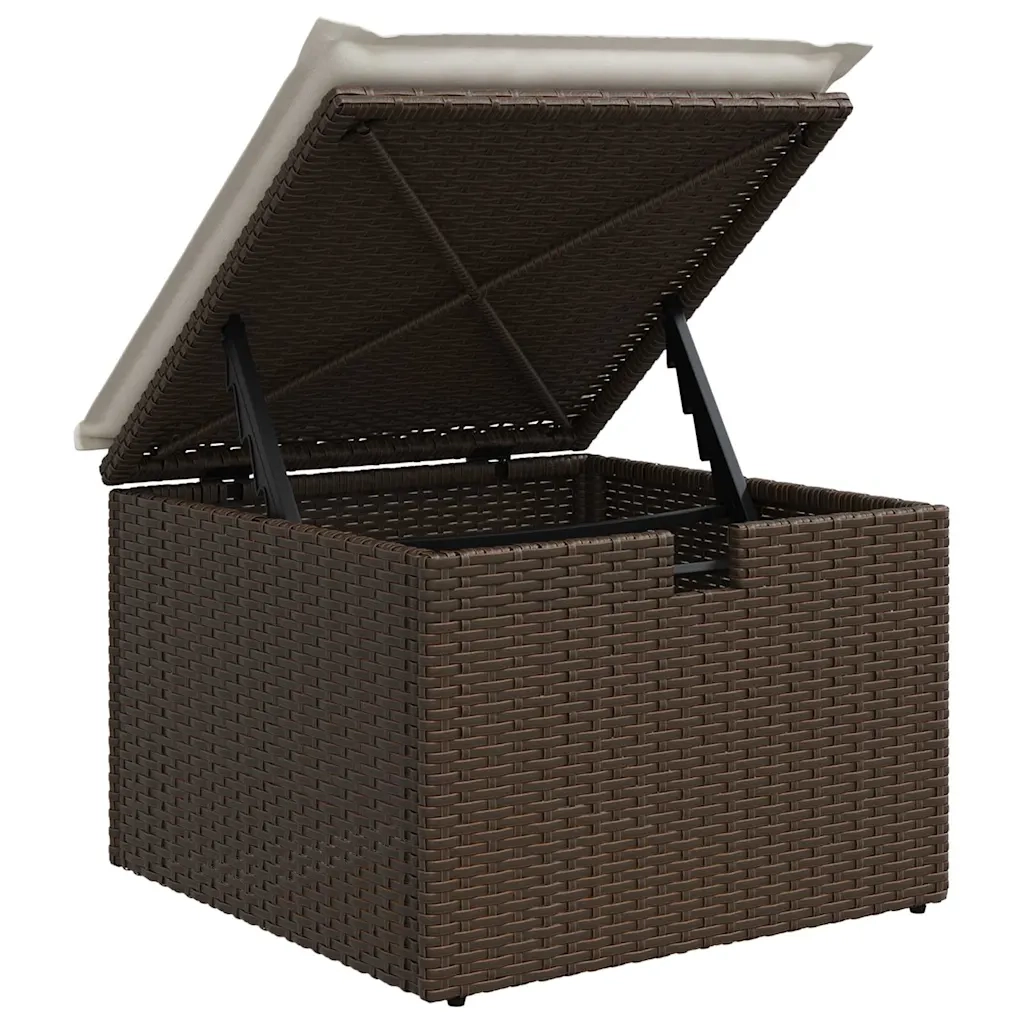 Set Divano da Giardino con cuscino 6 pcs polyrattan