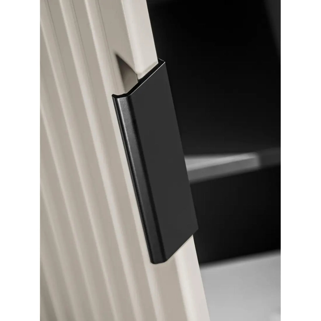 Colonna da bagno sospesa NOXERA – 1 porta – Beige opaco – Altezza 140 cm