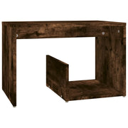 Tavolino | Tavolo laterale Rovere Fumo 59x36x38 cm in Legno Multistrato