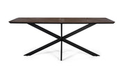 Tavolo da pranzo in legno di teak riciclato 200 cm