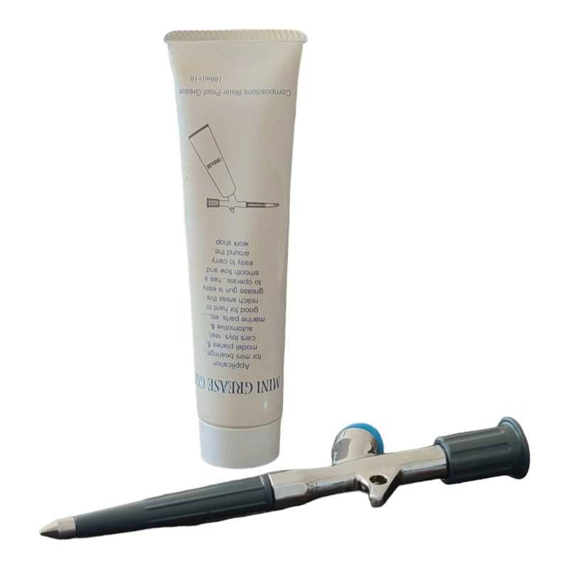KIT COMPLETO PISTOLA INNIETTA GRASSO FLACONE 100ML VARI UTILIZZI INGRASSARE - UNIVERSALE