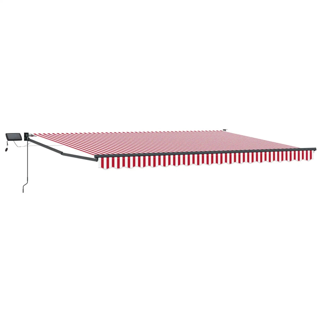 Tenda retrattile manuale con LED 4,5 × 3 m