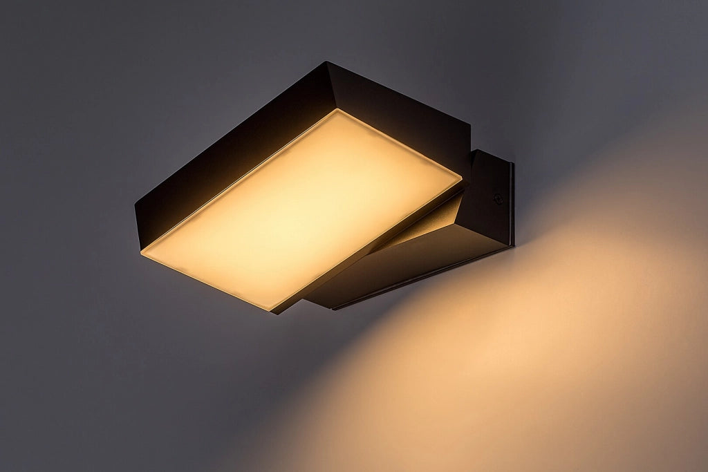 Applique esterna nera LED 14W CCT IP54 Rabalux Laxa