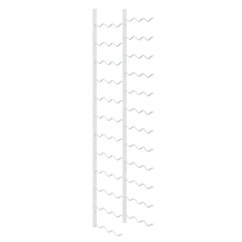 Portavini da Parete per 36 Bottiglie Bianco in Ferro CFW8763955