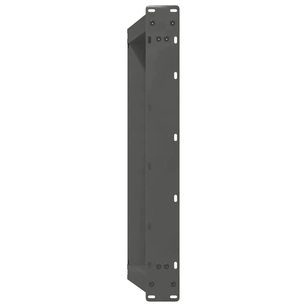 Set di 2 gambe per tavolino da caffè a forma di U antracite 60 x 31 cm stabilità regolabile design moderno 02_0057035
