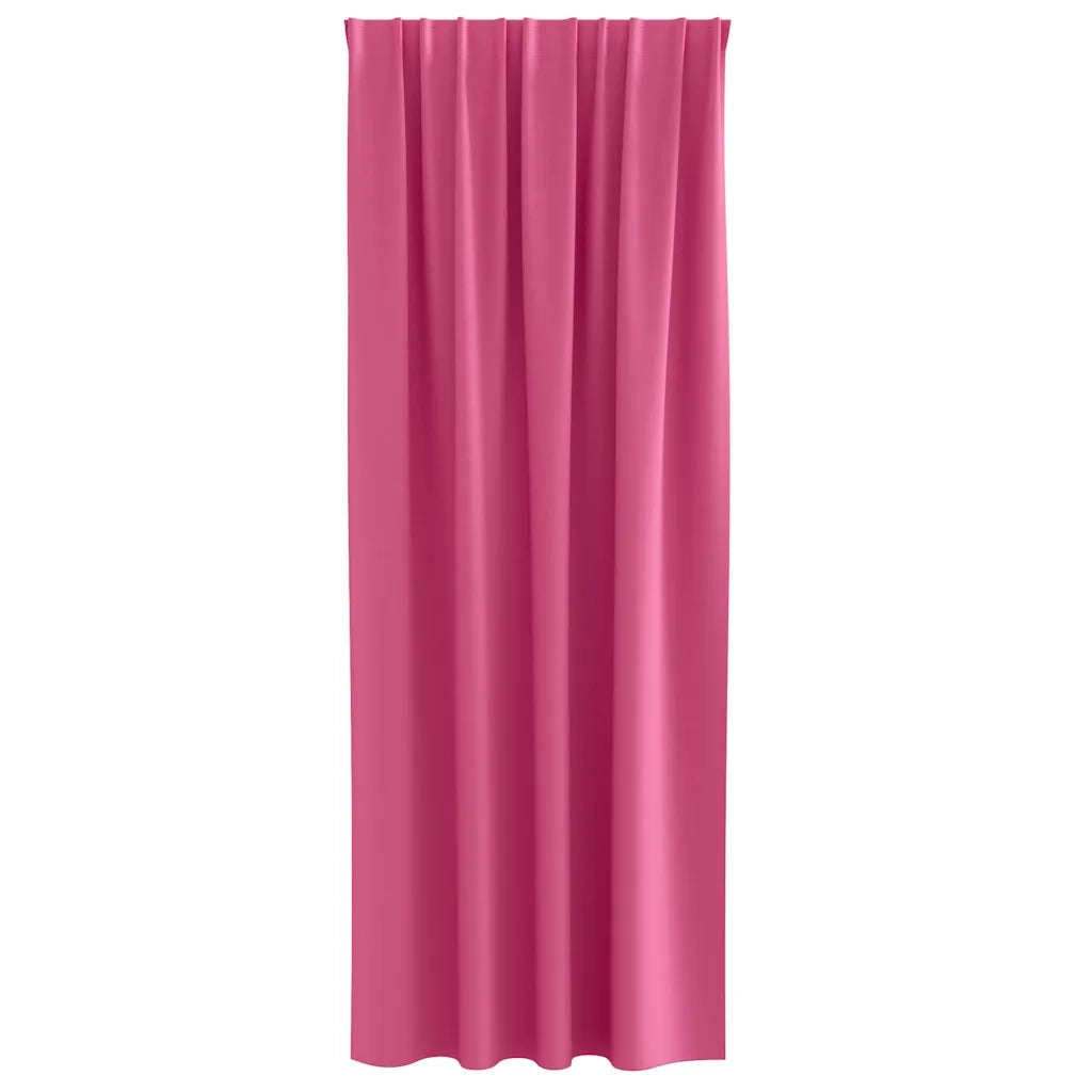 Tende Blackout con Anelli 2 pcs Rosa Vivo 260 x 140 cm 4107517