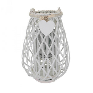 Lanterna Raymonde   in Vimini Bianco