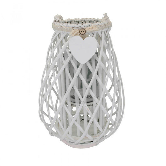 Lanterna Raymonde   in Vimini Bianco