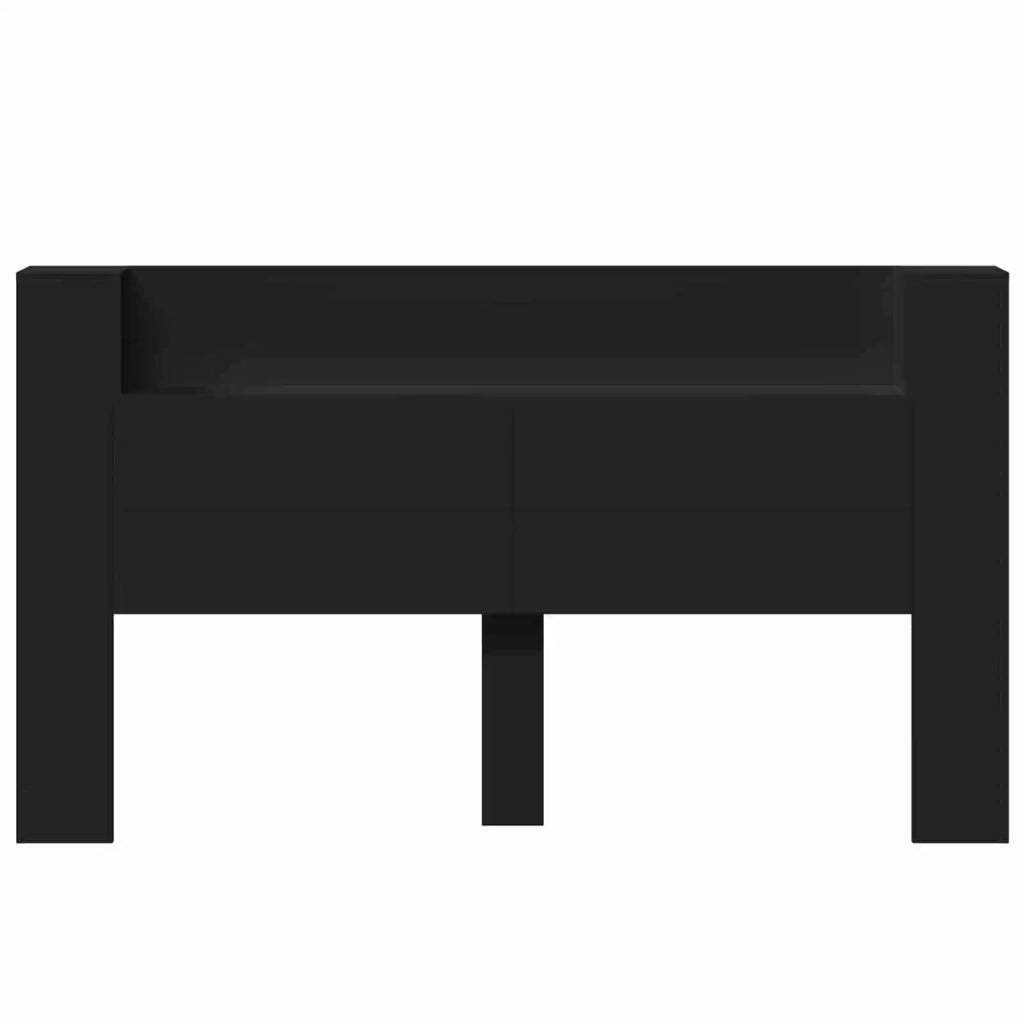Testiera Nero 180 x 16,5 x 103,5 cm Legno multistrato 3418690
