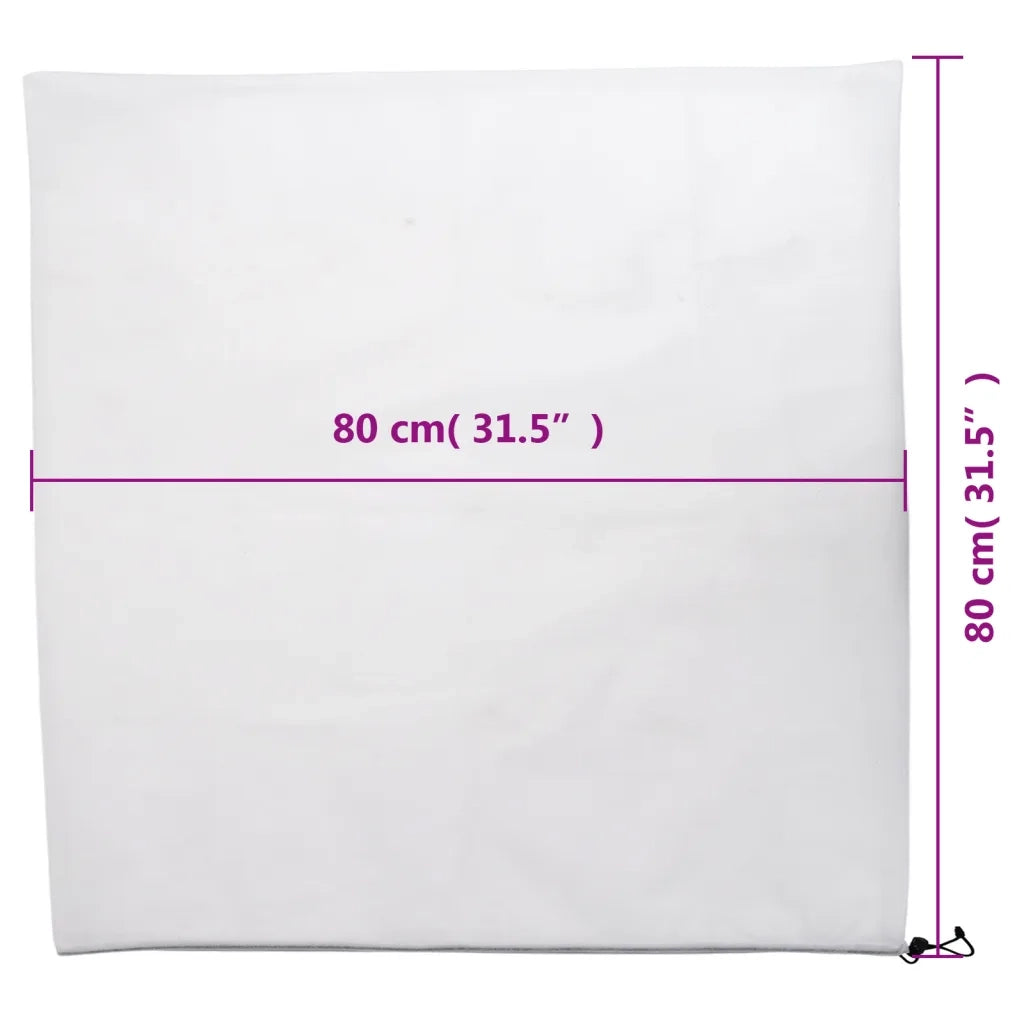Coperture con Coulisse per Piante 4pz 70 g/m² 0,8x0,8 m 364863