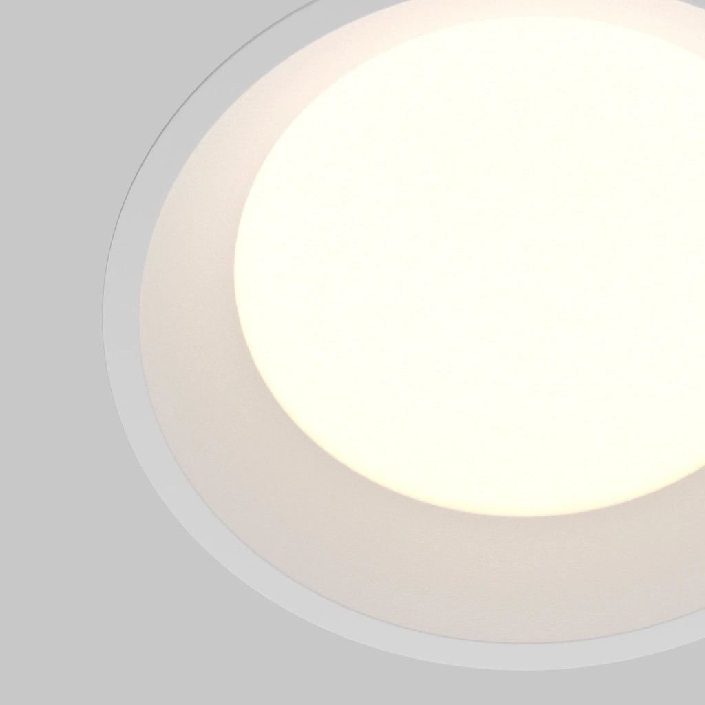 Maytoni Lampada da incasso Okno 1 luce LED integrato bianco metallo