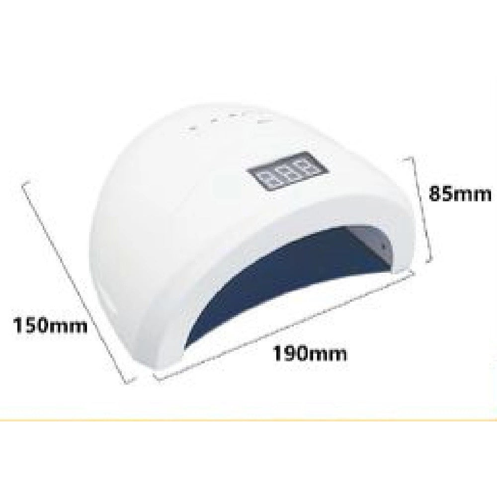 Trade Shop - Lampada Per Unghie Uv Led 48 Watt Per Asciugatura Smalto Gel Display Lcd Tx-9520 -