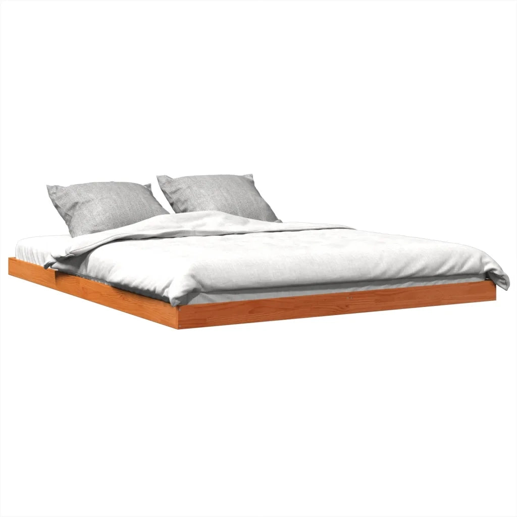 Giroletto Marrone Cera 150x200 cm in Legno Massello di Pino