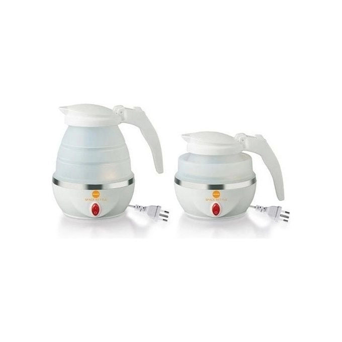 Macom Bollitore elettrico pieghevole SalvaSpazio da viaggio 0,8 L Bianco 1100 W