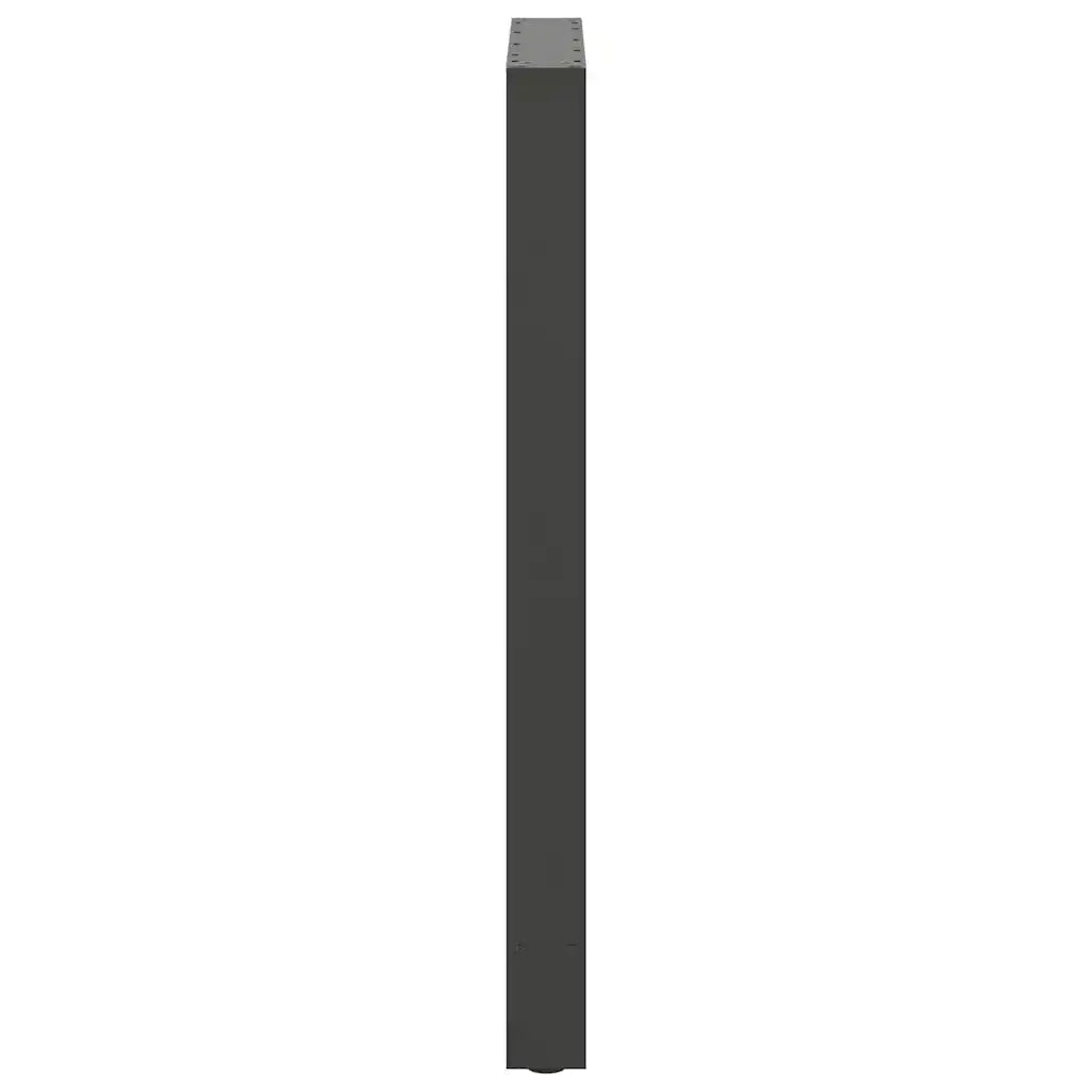Gambe per tavolo da bar antracite 2 pz 60x(100-101) cm in acciaio 4013346