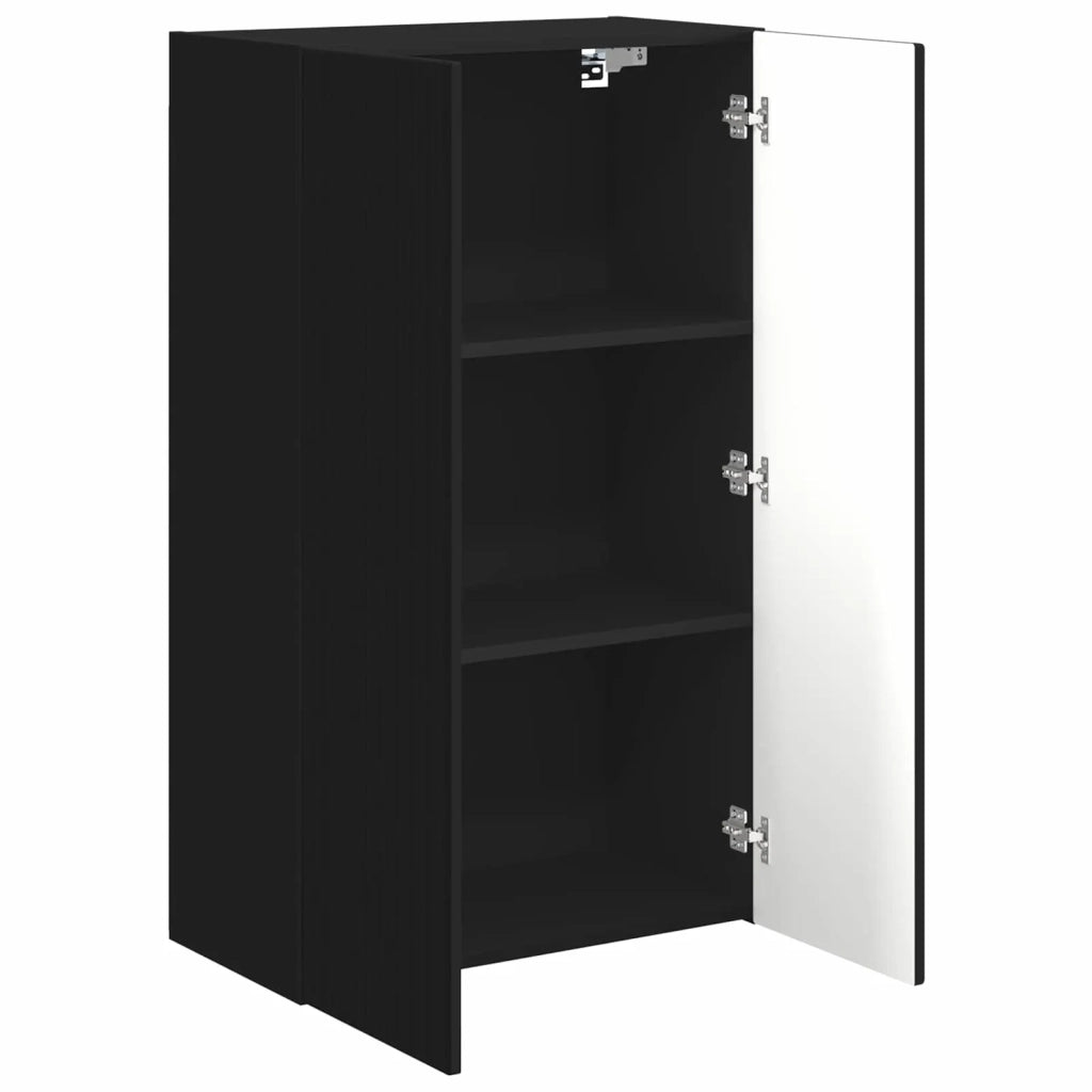 Mobile TV da parete Nero 59,5 x 31 x 100 cm Legno multistrato 892370