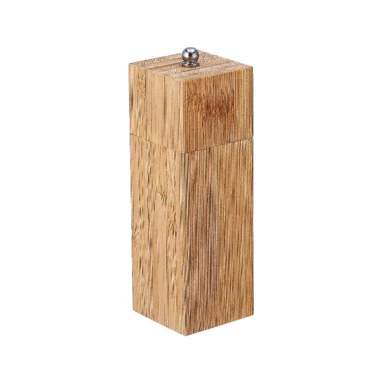 Macinapepe Macinasale da Tavola in Bamboo 5 x 5 x 14,5 cm