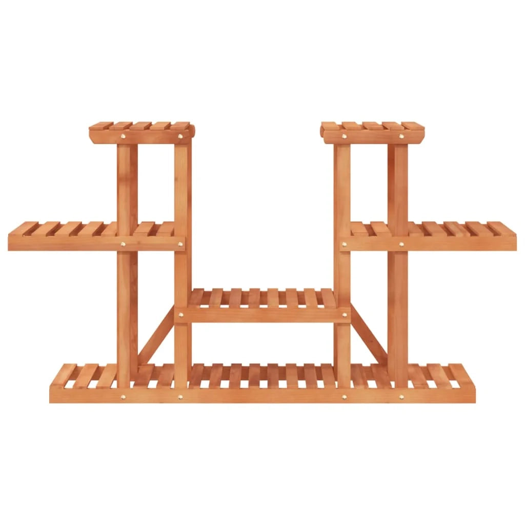 Portafiori/armadietto per piante 110 x 25 x 73 cm legno massello di abete marrone 02_0045198
