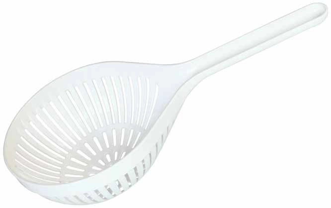 Mestolo forato Colagnocchi in plastica colorata sunny 20 cm Vari Colori