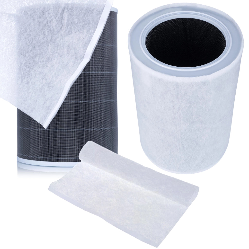 Set Filtro HEPA 360° con Chip RFID e 6 Prefiltri Cotone G4 – Compatibile con Xiaomi Air Purifier 2/2S/2C/2H/3H/3C/Pro