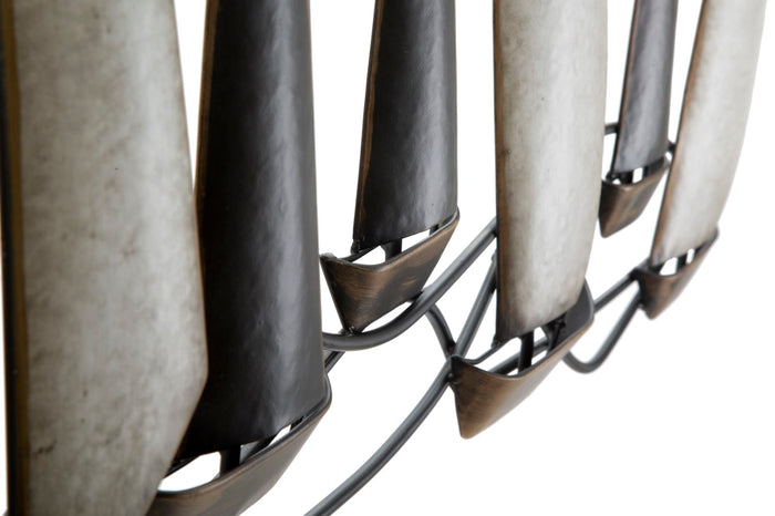 Pannello Regata 119x3x51 cm in Ferro Multicolor