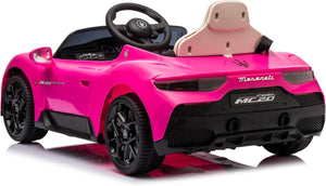 Macchina Elettrica per Bambini Licenza Ufficiale Maserati 10,8V 5Ah Rosa