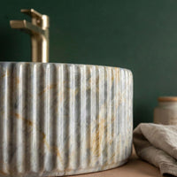 Lavabo Da Appoggio Rea Marcela 60 Ruststone