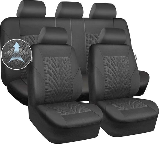 Hoezen per auto per 9 pezzi, ademanti e compatibili con la maggior parte delle vetture