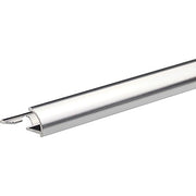 PROFILO JOLLY RONDALU ARCANSAS - ALLUM ARGENTO LUX MM  8X24 H.CM 250- 5 pezzi