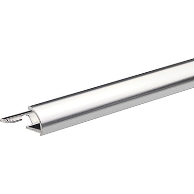PROFILO JOLLY RONDALU ARCANSAS - ALLUM ARGENTO LUX MM  8X24 H.CM 250- 5 pezzi
