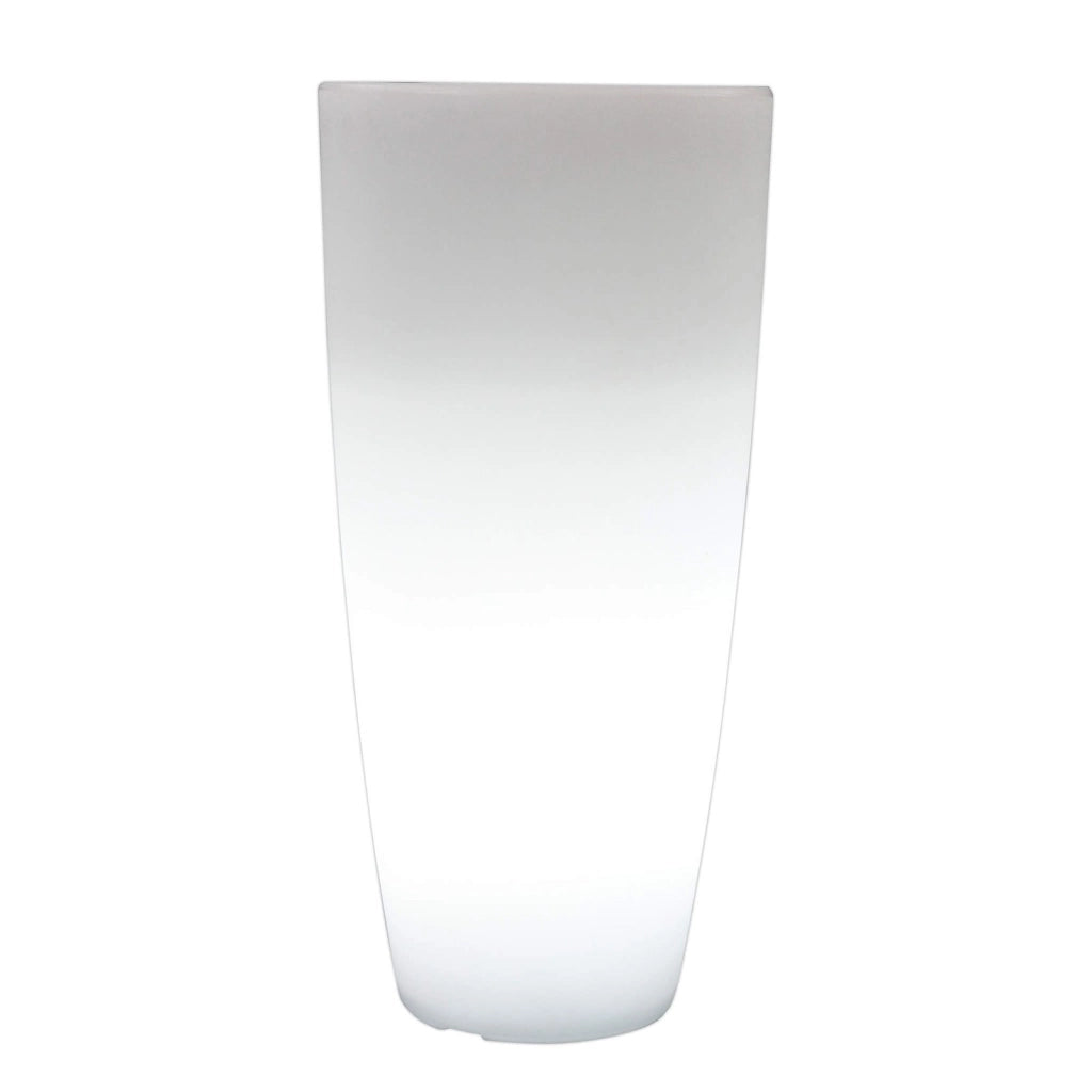 Vaso luminoso RGB con pannello solare cm 40x40x90 - LUCIUS