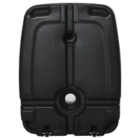 Base per Ombrellone a Braccio Riempibile fino a 75 kg con Base a T Inclusa, 80x60x17 cm, Nero