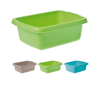 1 Pezzo Bacinella Secchio in PP Rettangolare 30 x 36 cm Vari Colori