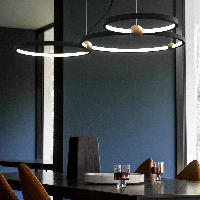 Lampada Black Ring 3 Led + Pilota APP752-30-40-50