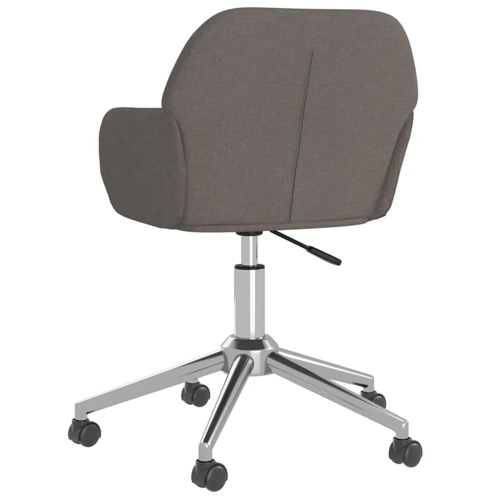 Sedia girevole da ufficio/studio tessuto grigio scuro 02_0024126
