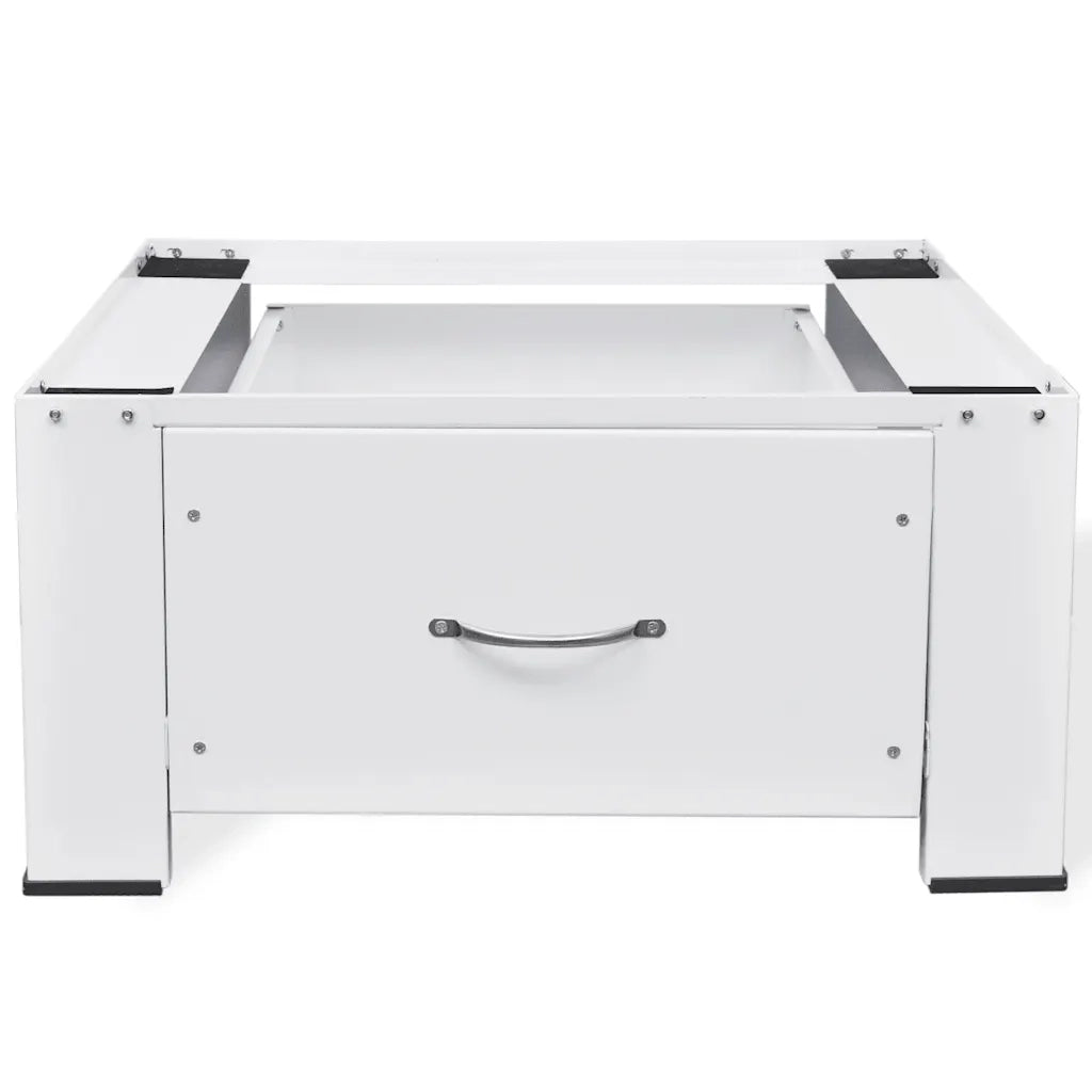 Supporto Alzatina per Lavatrice Bianco con Cassetto