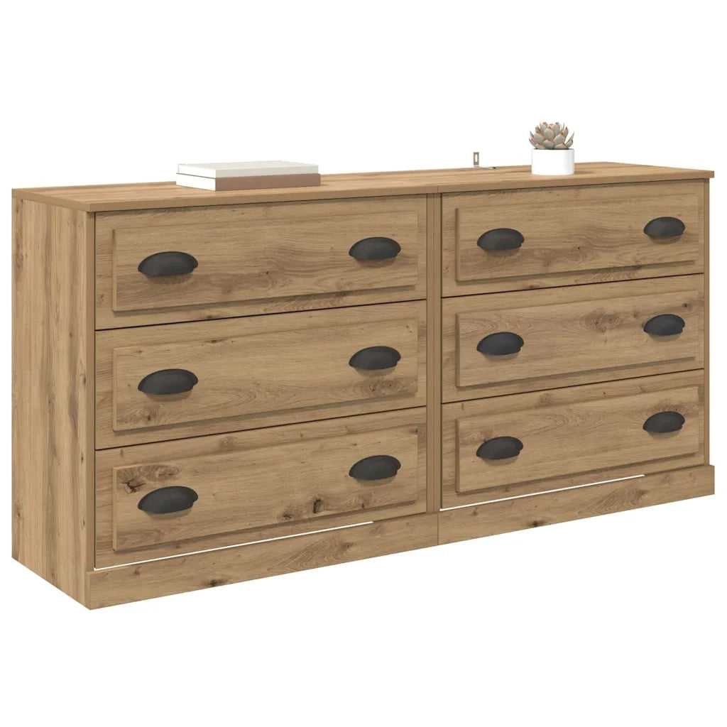 Sideboards 2 pcs Rovere artigianale 70 x 35,5 x 67,5 cm