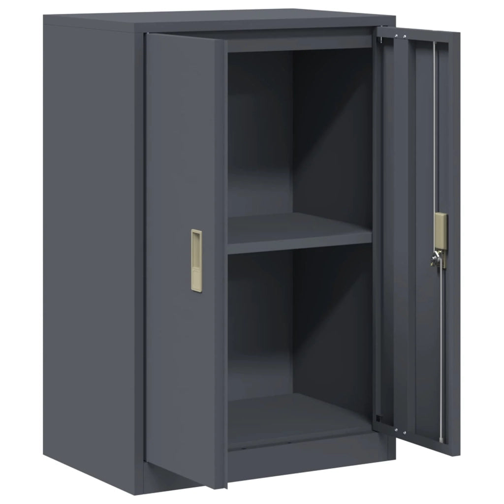 Armadio Antracite 60 x 40 x 90 cm Acciaio 891726