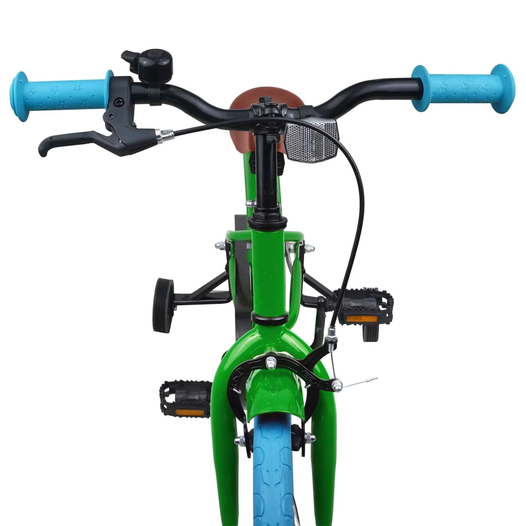 Bicicletta per Bambini 16 Pollici per bambini di 4-6 anni Verde 42009325