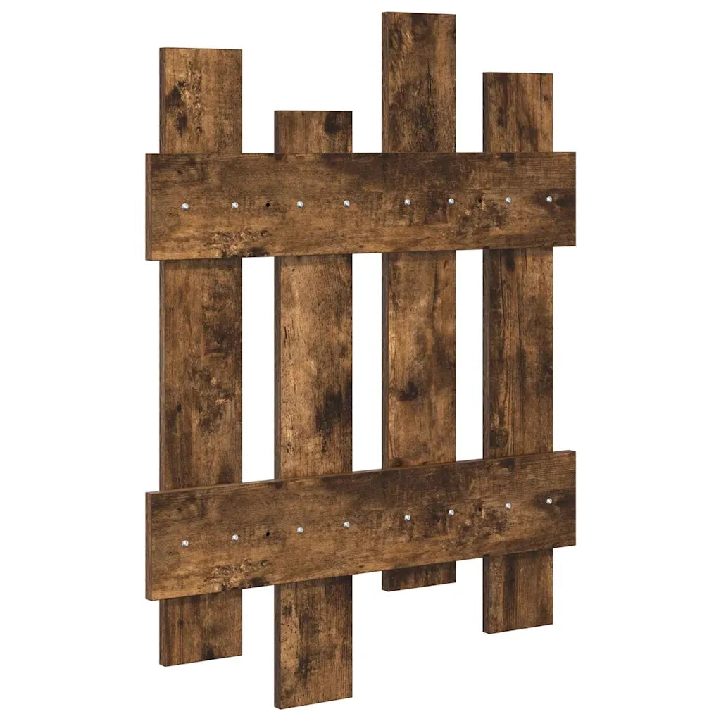 Appendiabiti a muro Rovere fumé 60 x 3 x 82 cm 874479