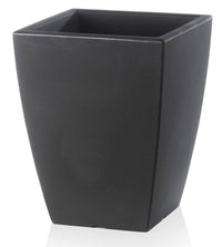 Vaso 40x40x65cm in Resina Tulli Quadro Veneto Essential 65 Antracite