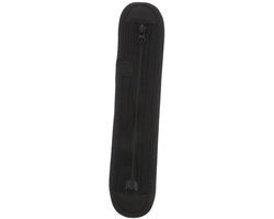 Cuscino per spalle Nero - Tela Oxford - Cuscino a cintura - Pieno spalla - Sostenibile - Dimensioni 24x4,5x1 cm - Cuscino per spalle con cintura