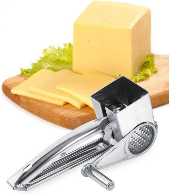 Raspante il formaggio con maniglia per formaggi in acciaio inox - Molitore di formaggio multifunzionale per cucina