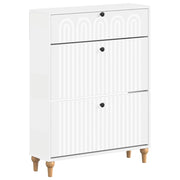 Mobile per scarpe ALKMAAR 78 x 24 x 103 cm Legno ingegnerizzato 896215